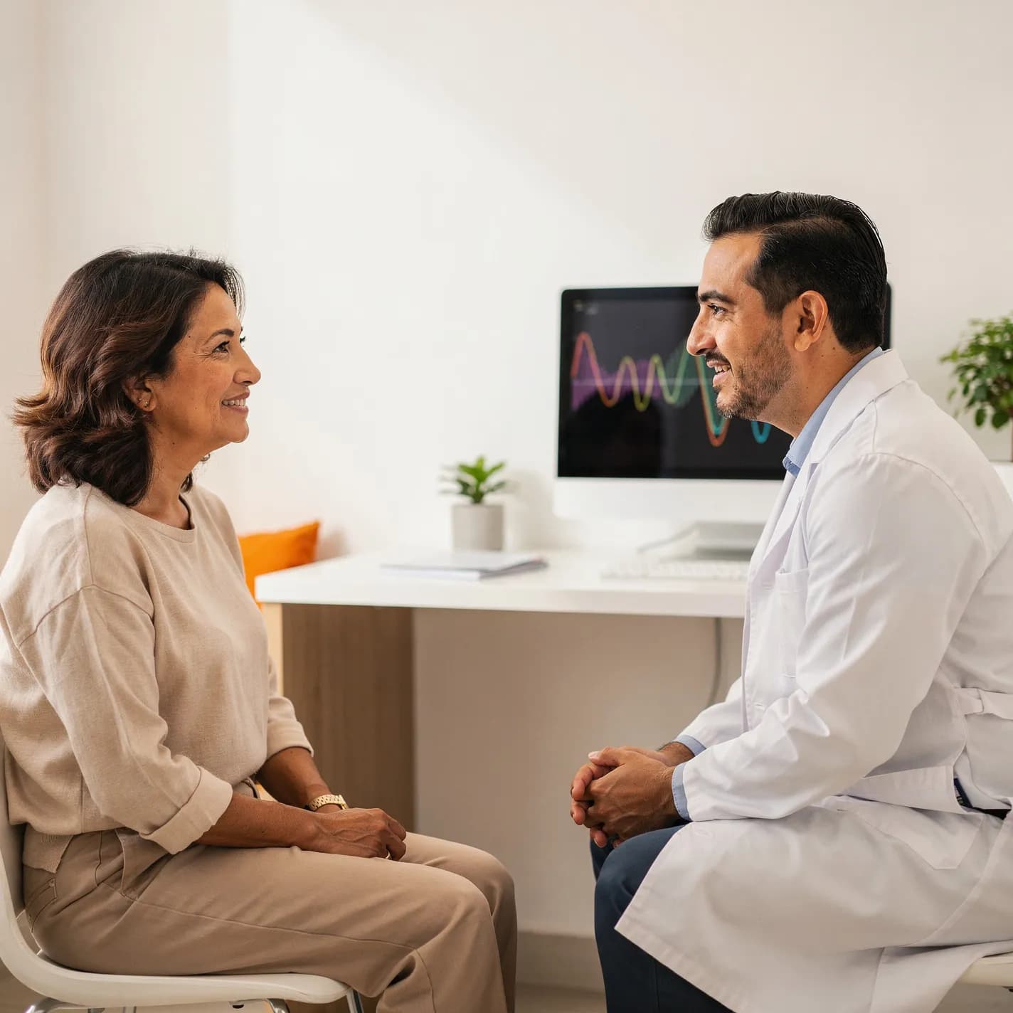 Ilustración: consulta en una clínica del sueño